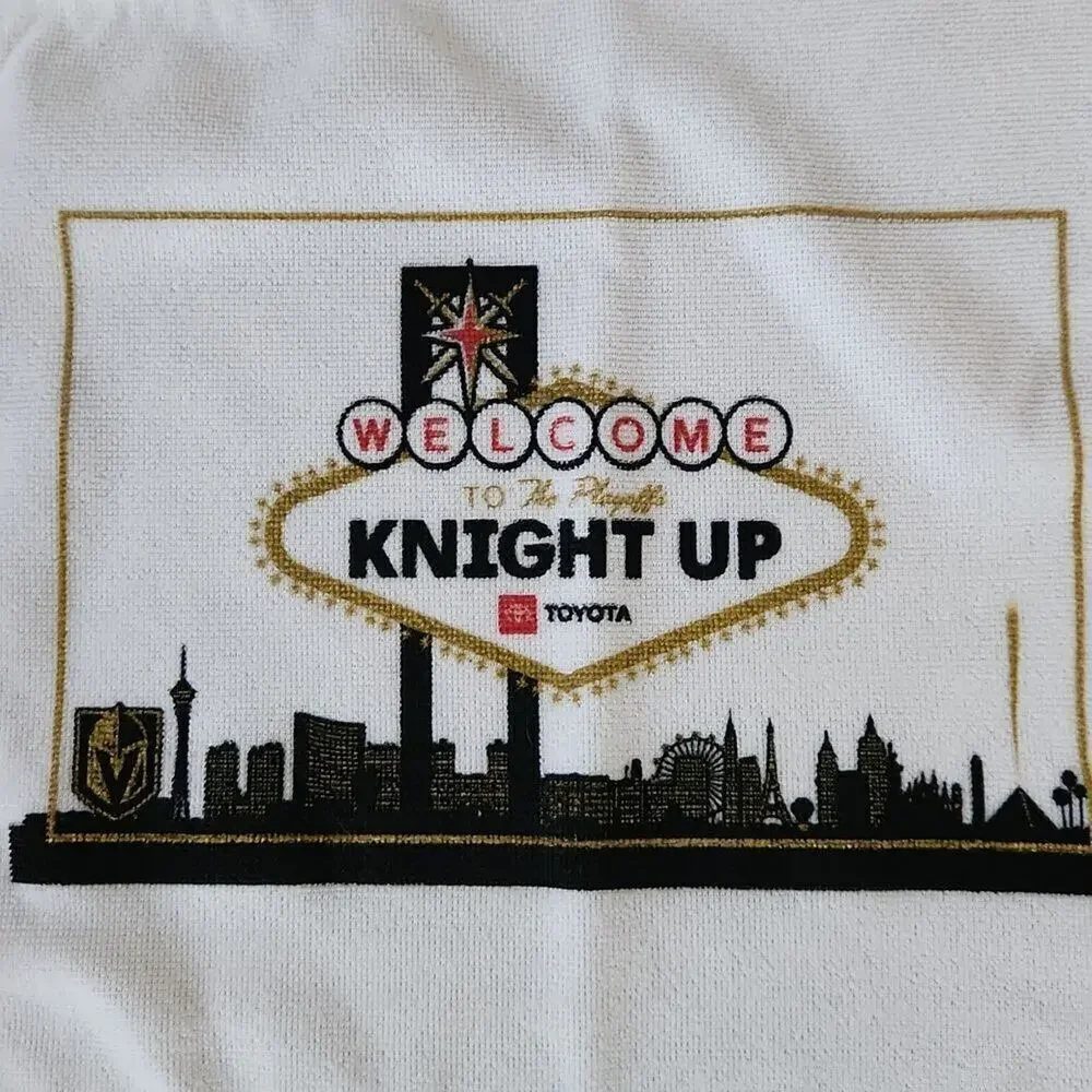 WELCOME to the playoffs, KNIGHT UP. Rally towel. VGK